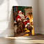 «Santa Claus Dog», art mural sur toile-575312715