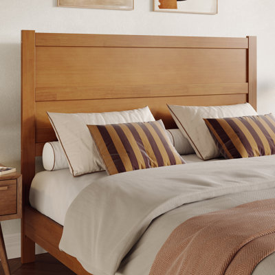 Aveline Wood Low Profile Platform Bed