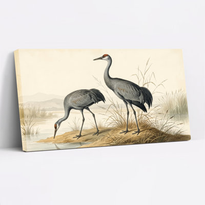Sandhill Crane Canvas Wall Art Set Of 1