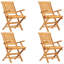 Lapwai 4 - Person Teak Patio Dining Set with Rectangular Table
