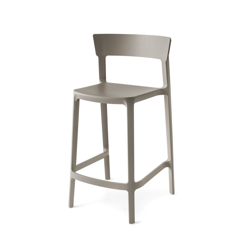 Skin Stackable Stool by Archirivolto, Matte Taupe