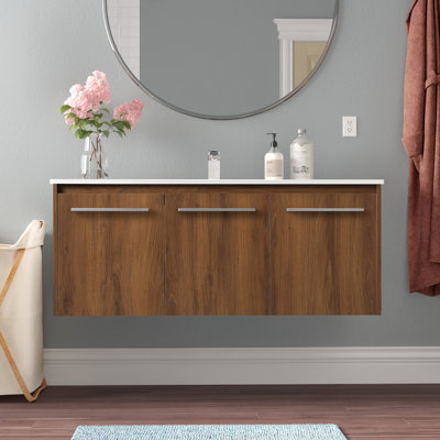 Meuble-lavabo mural simple de 48 po Agostini