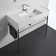 Scarabeo By Nameeks 18.2'' Glossy White Ceramic Rectangular Bathroom Sink with Overflow