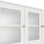Bureau d'ordinateur avec porte en verre pour bureau à domicile ou bureau d'étude, bibliothèque et huche, bureau d'ordinateur avec bureau rotatif à 90 degrés, grand espace de travail-719691116