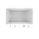 Solna™ Pure Chromatherapy 72" x 42" Drop in Air Bathtub