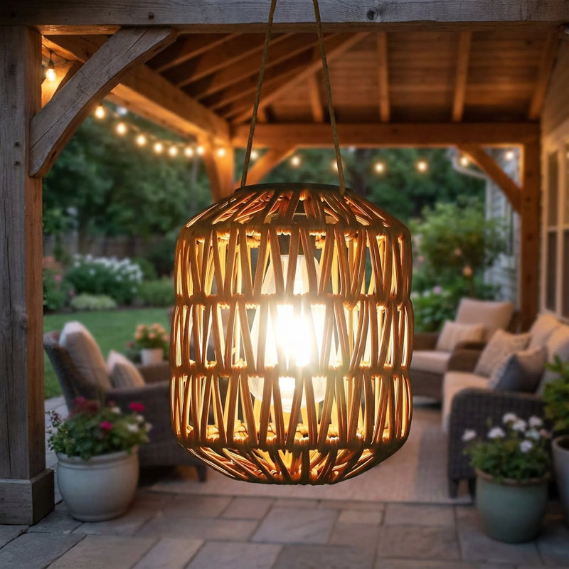 2 Pack Solar Lanterns Outdoor Waterproof