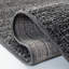 Tapis gris foncé / gris clair en polypropylène tissé à la machine Difranco-964995396