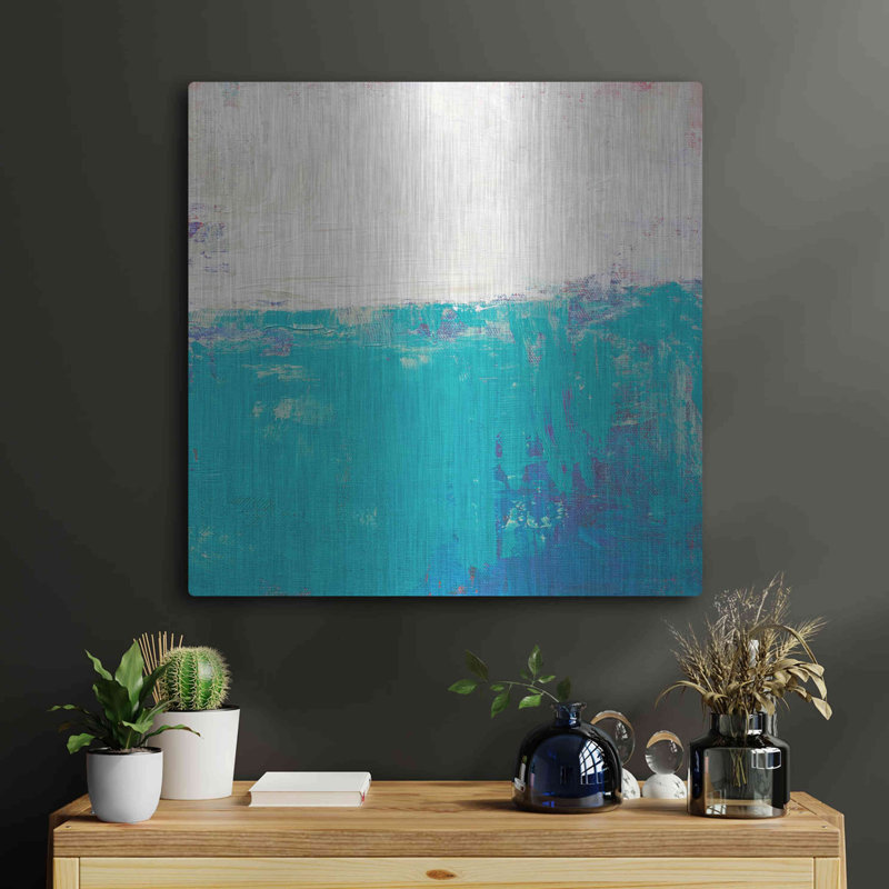 " Aqua White " by Don Bishop, 24" H x 24" W