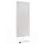 Meuble-lavabo lumineux 1 pièce avec miroir et miroir en biseau