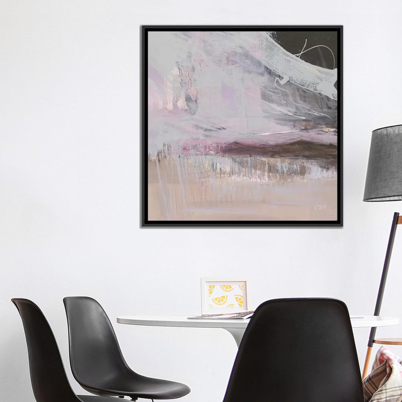 Scapes Series: Squall, reproduction d'art sur toile tendue, H 18 po x l 18 po x P 1,5 po, Toile encadrée noire, Pas de tapis