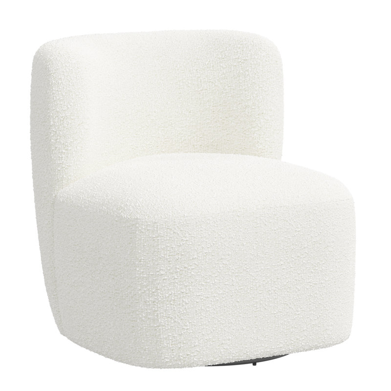 Chaise longue pivotante l 28 po Mariza, Boucle neige classique