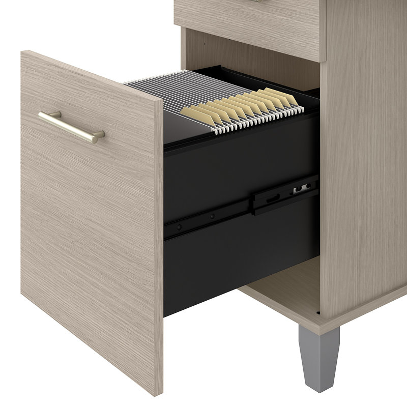 Ovia Computer Desk, Sand Oak