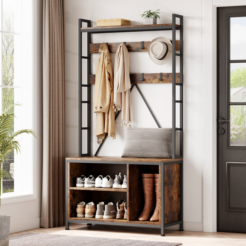 Hall Tree 92.5cm Wide, Brown