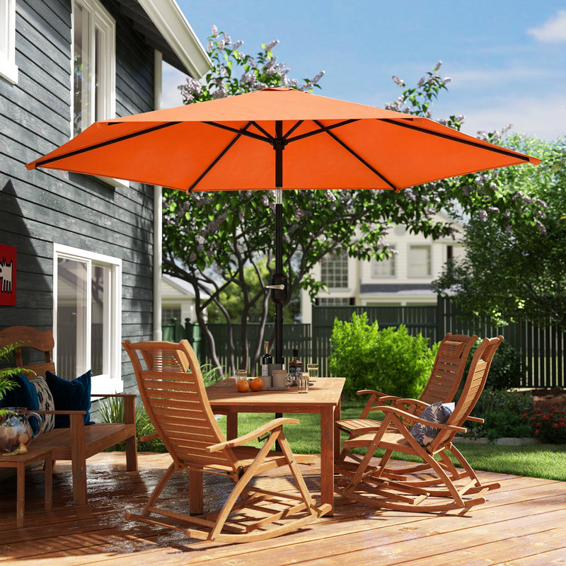 265cm Market Parasol, Orange
