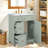 Norreen 24'' Single Bathroom Vanity with Ceramic Top-884637977-884637990