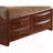 Spacious Cherry Finish King Storage Bed