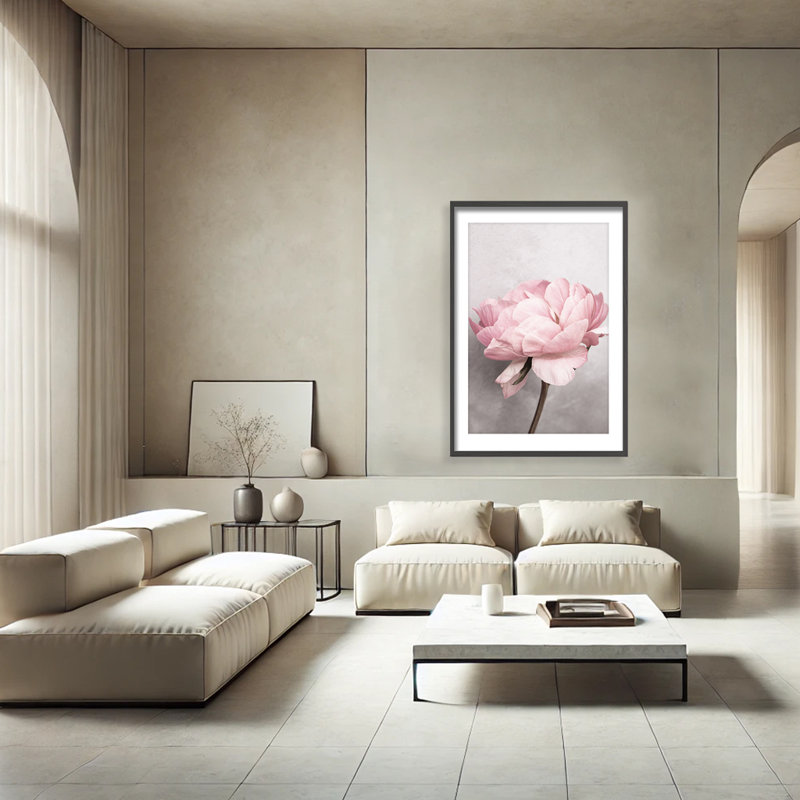 Nature Inspired Peony by  - Picture Frame Photograph on Paper, 48" H x 32" W