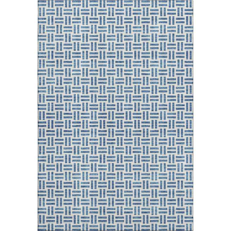 Premium Machine Washable Prisco Denim Rug