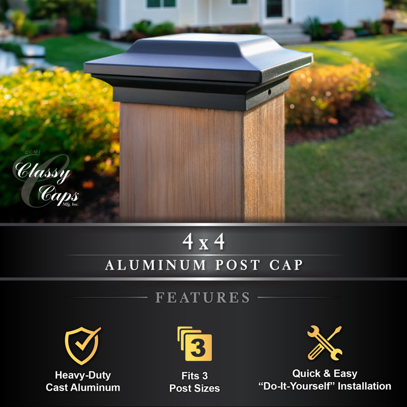 Classy Caps Aluminum Post Cap
