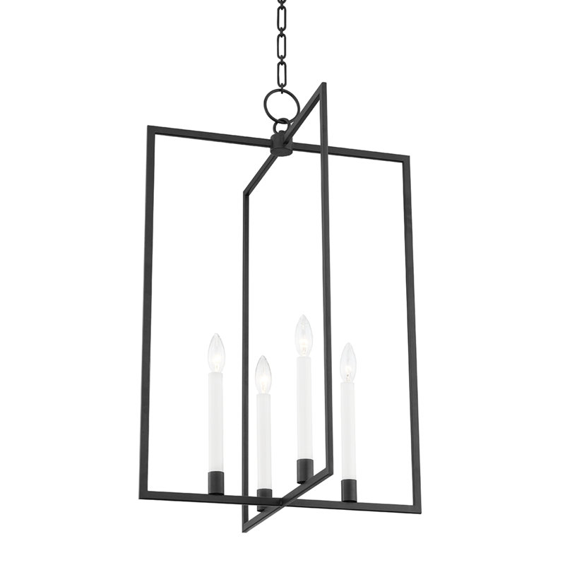 Middleborough Lantern by Mark D. Sikes, 31.5" H x 20" W x 20" D, Aged Iron