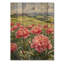 Pivoines dans le pré roulant II - Décoration murale en bois de pivoines - sur bois de pin naturel-1744639205