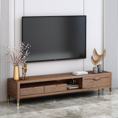 Nordic Style Ash Wood TV Stand