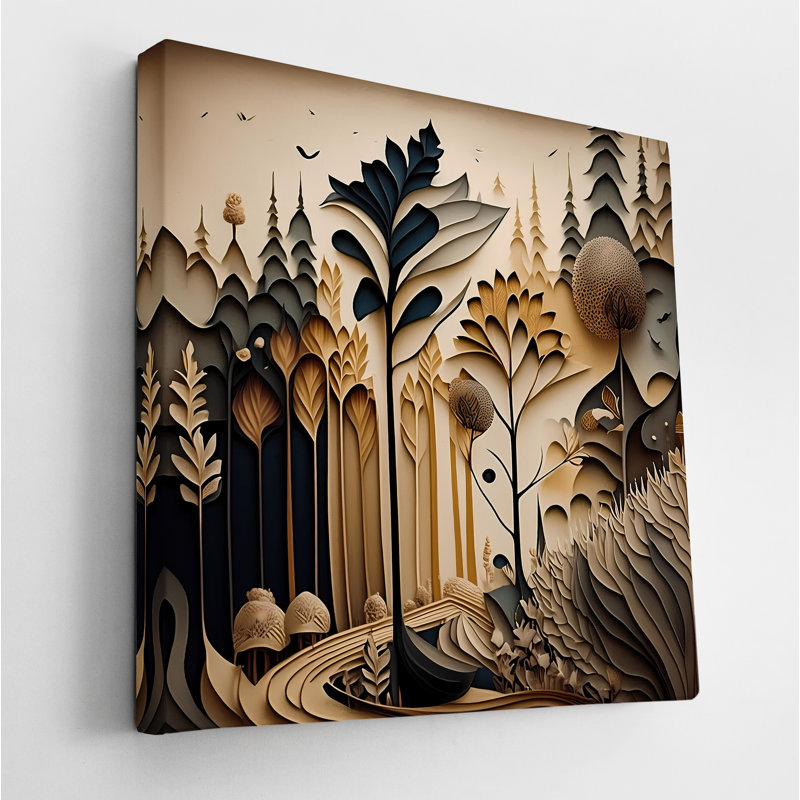 Woodland Serenade, 30" H x 30" W