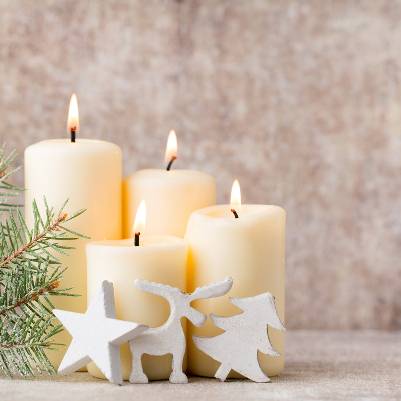 Unscented Pillar Candle