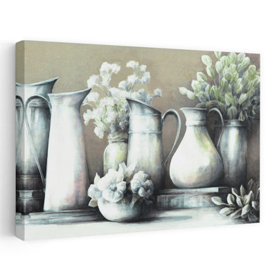 Neutral Sill Life Contemporary Flower Art