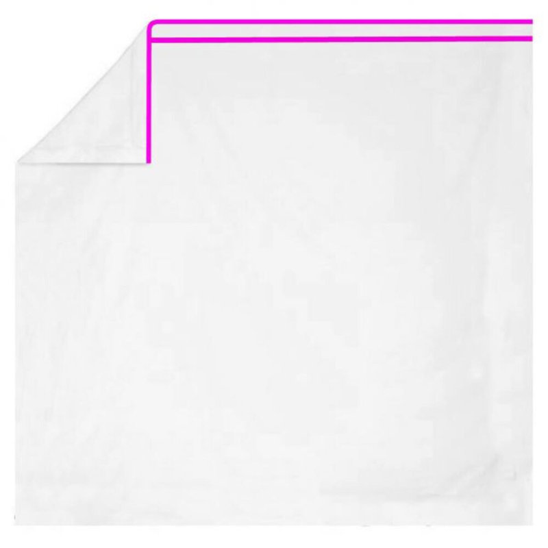 400TC Embroidery & Border Cotton 4 Piece Sheet Set Fitted Sheet Fits Upto 16" Deep Pocket, Light Pink