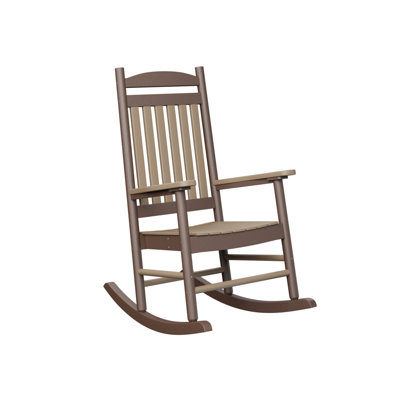 Casual Back Outdoor Rocker Chair