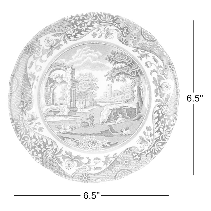 Spode Blue Italian 6.5" Earthenware Bread and Butter Plate