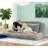 Double Human Dog Bed Lazy Sofa-121424528