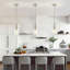 Suspension Alejo 7,87'' à 1 lumière en verre clair pour îlot de cuisine-1759305629