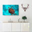 A Sea Turtle In Abstract - Wrapped Canvas-55299423