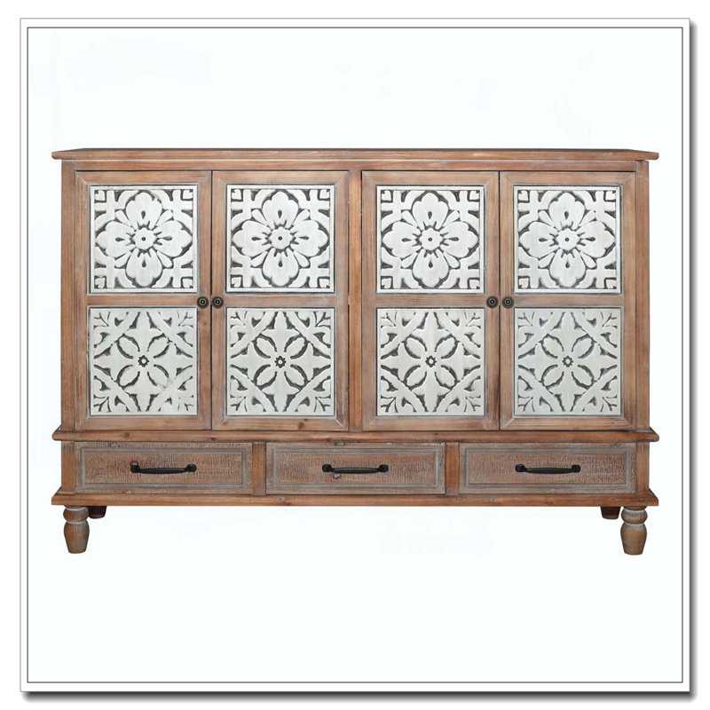 Armoire d'appoint 59,06 po Chic Natural Wood