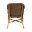 Fauteuil bohémien naturel en ruppie maritime et rotin