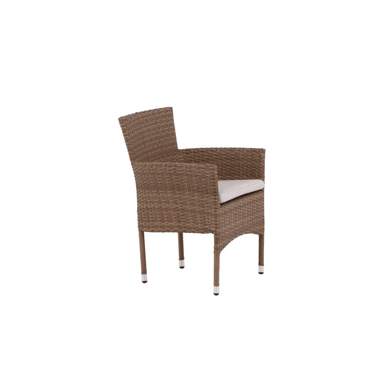 Annalia Aluminium DIning Chair, Natural, Beige