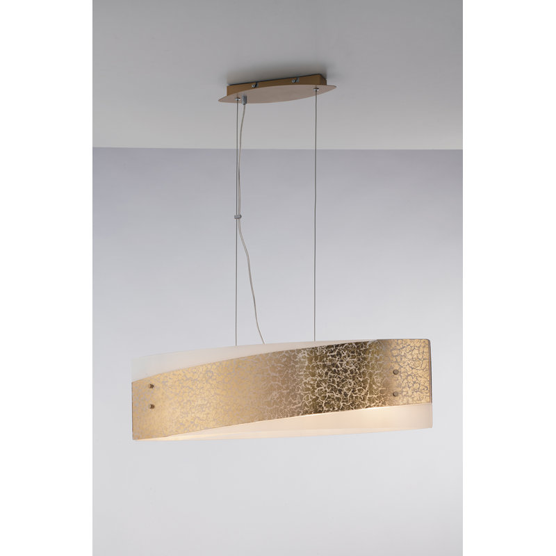Bianka 4 - Light Drum Pendant, Gold