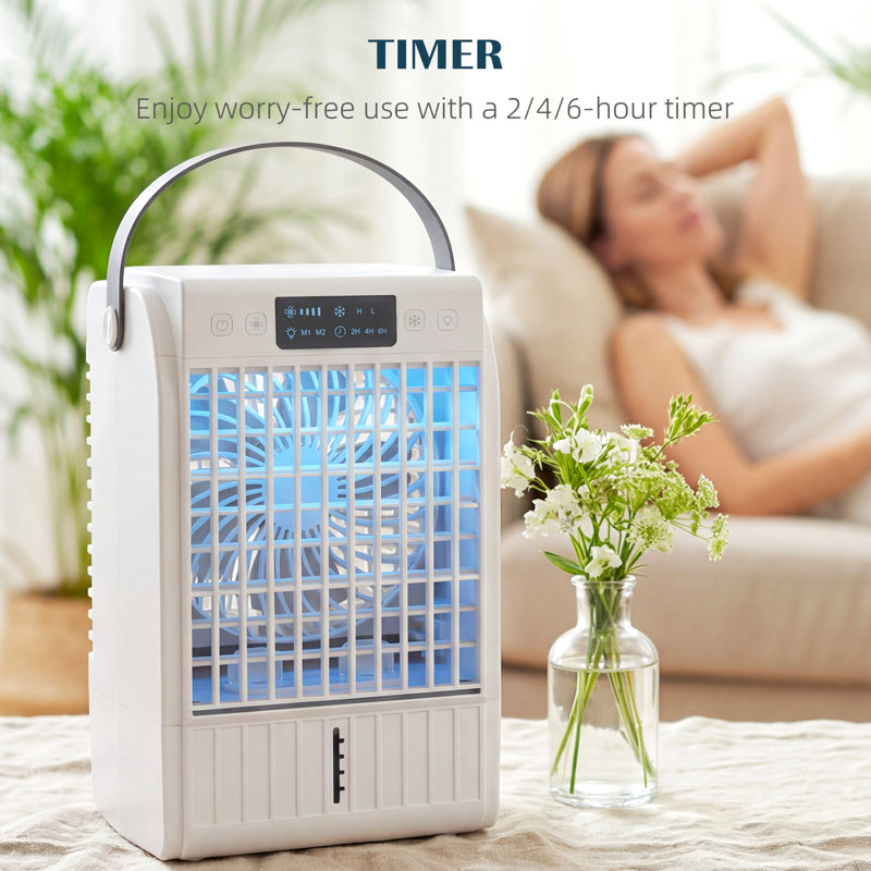 Desk Fan, White