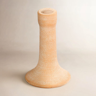 Clay Tabletop Candlestick