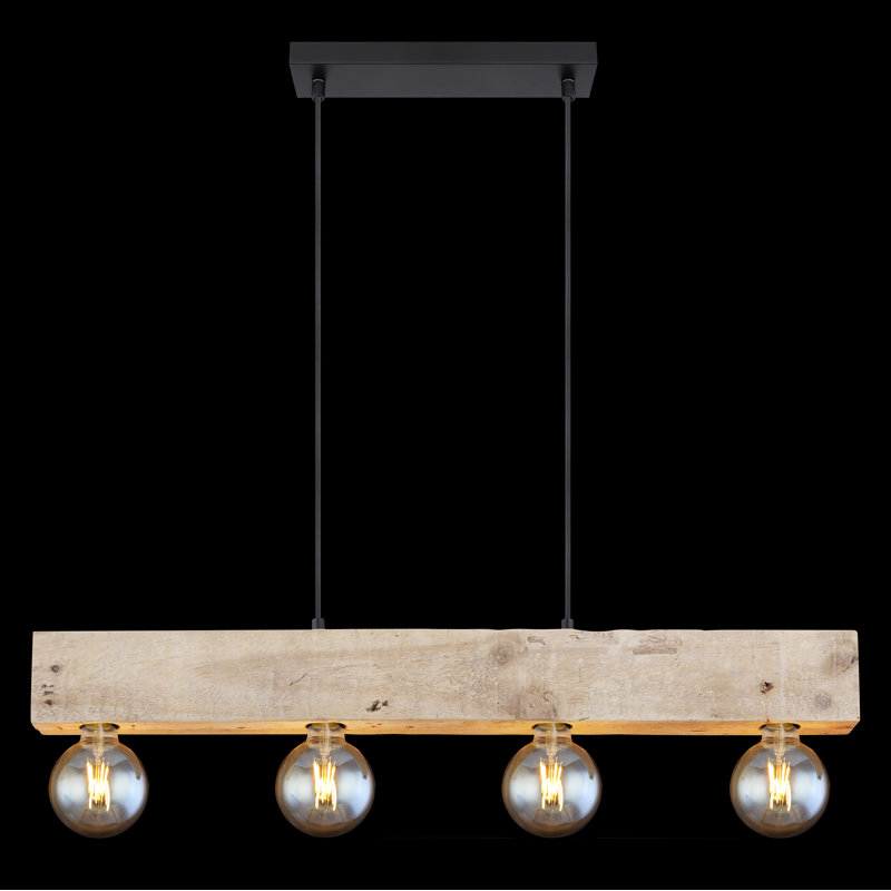 Giovani 4 - Light Black Kitchen Island Pendant