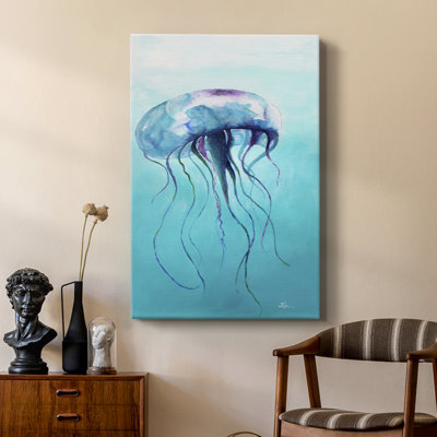 Jelly Fish -Custom Wrapped Gallery Cavas