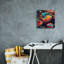  «Acid» par Ann Klee, art mural sur toile, 12 po x 12 po-1335500504