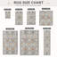 Modern Printed Area Rugs High-Low Pile Texture Design-20234356