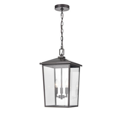 Messerly 3 Light 11" Wide Outdoor Taper Candle Pendant