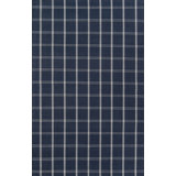 Marlborough Wool Plaid Area Rug in Navy