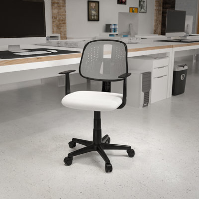 Flash Fundamentals Mid-Back Mesh Swivel Task Office Chair with Pivot Back