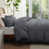 Dark Grey Solid Colour