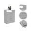 Commode 4 tiroirs Cassville